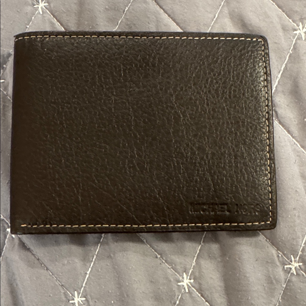 Michael Kors Dark Brown Leather Card Holder